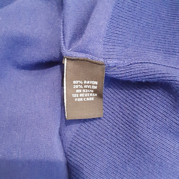 Premise Studio royal blue cardigan sweater 0X - Picture 3 of 12